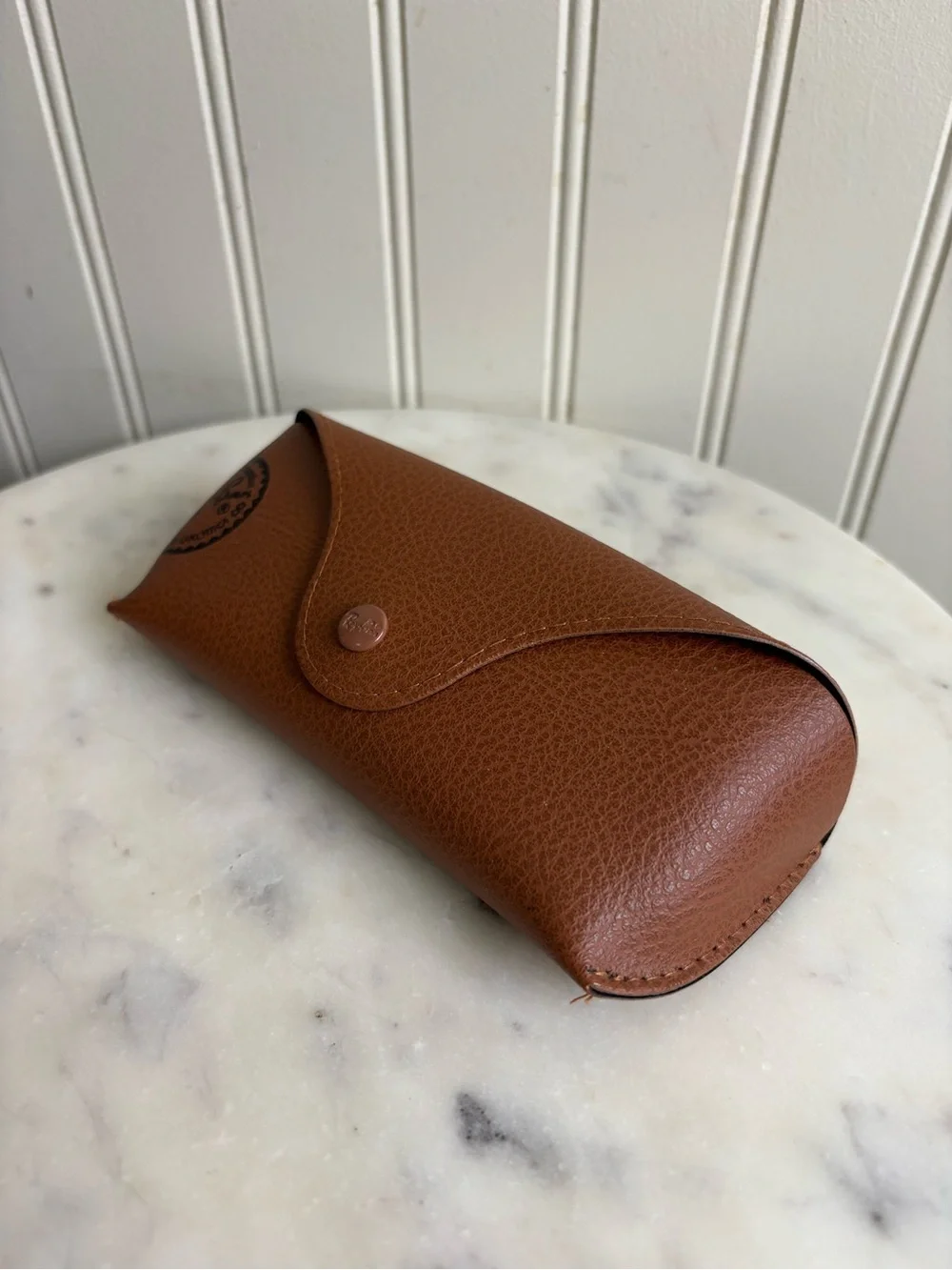 Ray-Ban Brown Leather Sunglasses Case EXCELLENT CONDITION Designer Travel Sporty